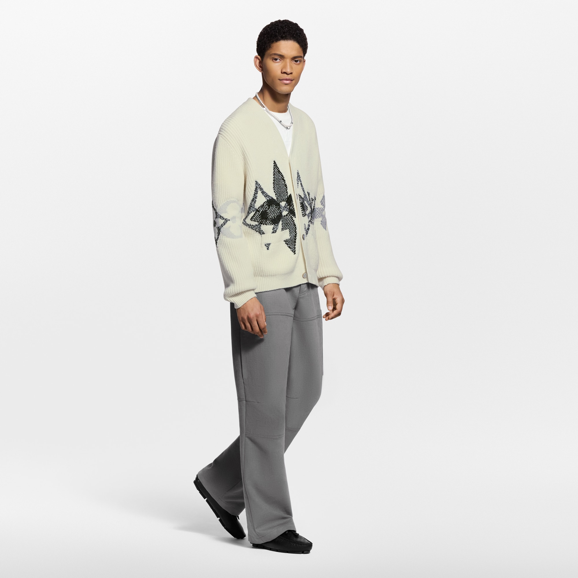 Graphic Knitted Cardigan - For Men | LOUIS VUITTON